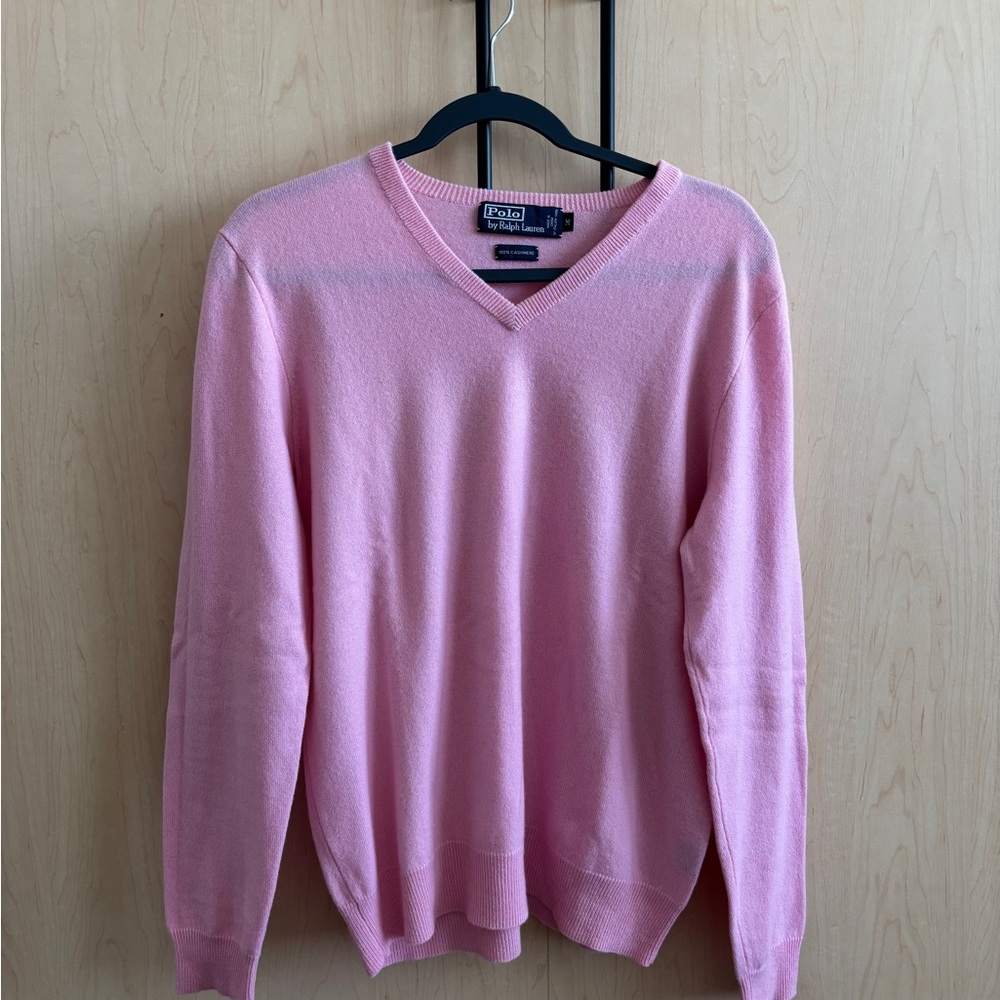 Ralph Lauren Polo Pink Cashmere Sweater